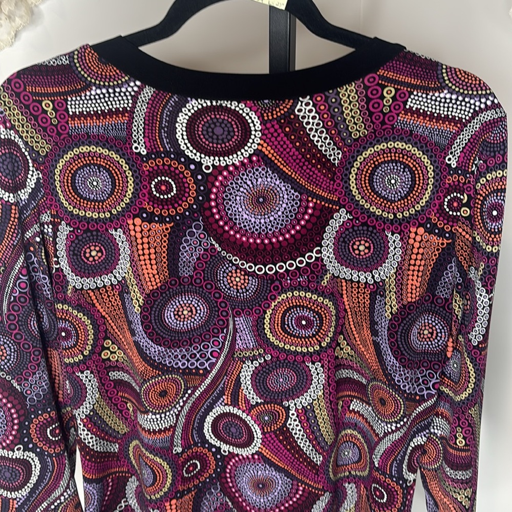 Christopher & Banks - Women's Multicolor Patterned Square Neck Top - Medium - Picture 7 of 11